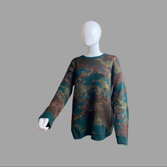 Guess Sweaters - GUESS CAMOUFLAGE SWEATER